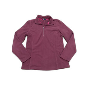 Lands End Quarter Zip Fleece Pullover